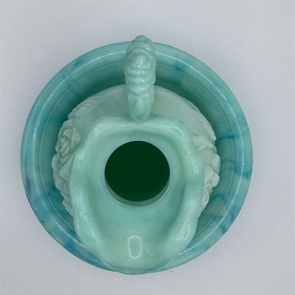 Vintage Avon Milk Glass‎ Pitcher & Basin Set with Rose Design 1970s - Picture 3 of 6